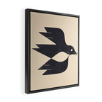 Minimal Blackbird No. 2 Framed Canvas Print Gallery Image 2