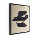 Minimal Blackbird No. 4 Framed Canvas Print Gallery Image 2