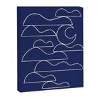 Moon And Cloudscape No. 1 Canvas Print Gallery Image 6