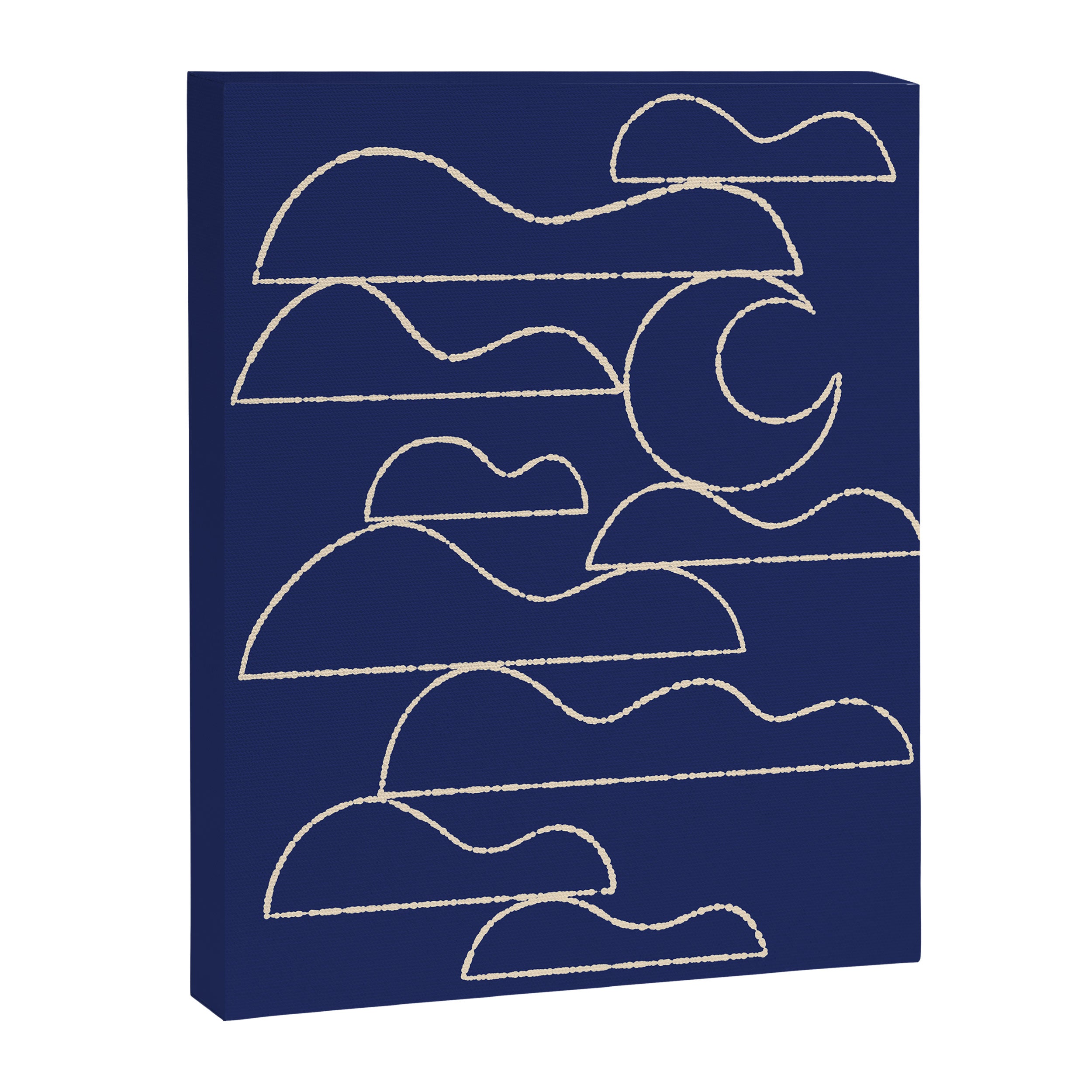 Moon And Cloudscape No. 1 Canvas Print Gallery Image 6