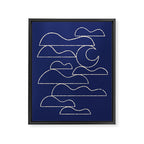 Moon And Cloudscape No. 1 Framed Canvas Print Gallery Image 6