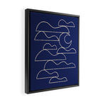 Moon And Cloudscape No. 1 Framed Canvas Print Gallery Image 2