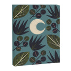 Moonlit Leaves Grid Canvas Print Gallery Image 8