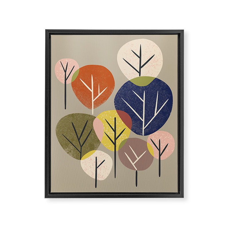 Multicolor Grove Framed Canvas Print Gallery Image 6