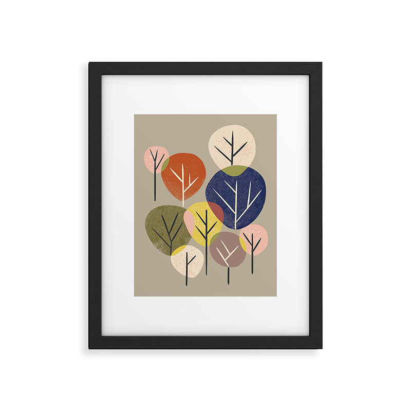Multicolor Grove Framed Art Print Gallery Image 5