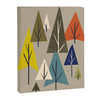 Multicolor Pines Canvas Print Gallery Image 6