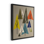 Multicolor Pines Framed Canvas Print Gallery Image 2