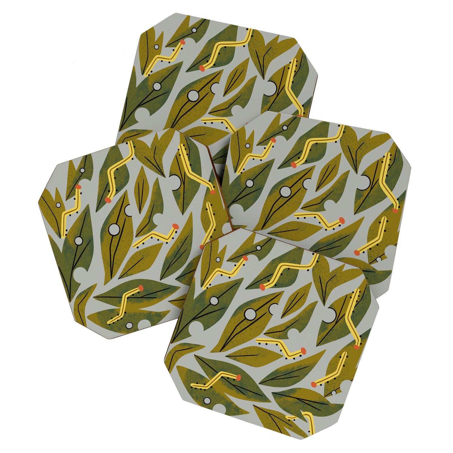 Munching Caterpillars Coaster Gallery Image 1