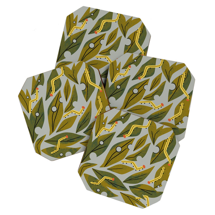 Munching Caterpillars Coaster Gallery Image 1