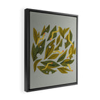 Munching Caterpillars Framed Canvas Print Gallery Image 2