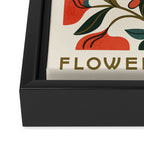 Nouveau Flower Market 1 Framed Canvas Print Gallery Image 3