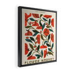 Nouveau Flower Market 1 Framed Canvas Print Gallery Image 2