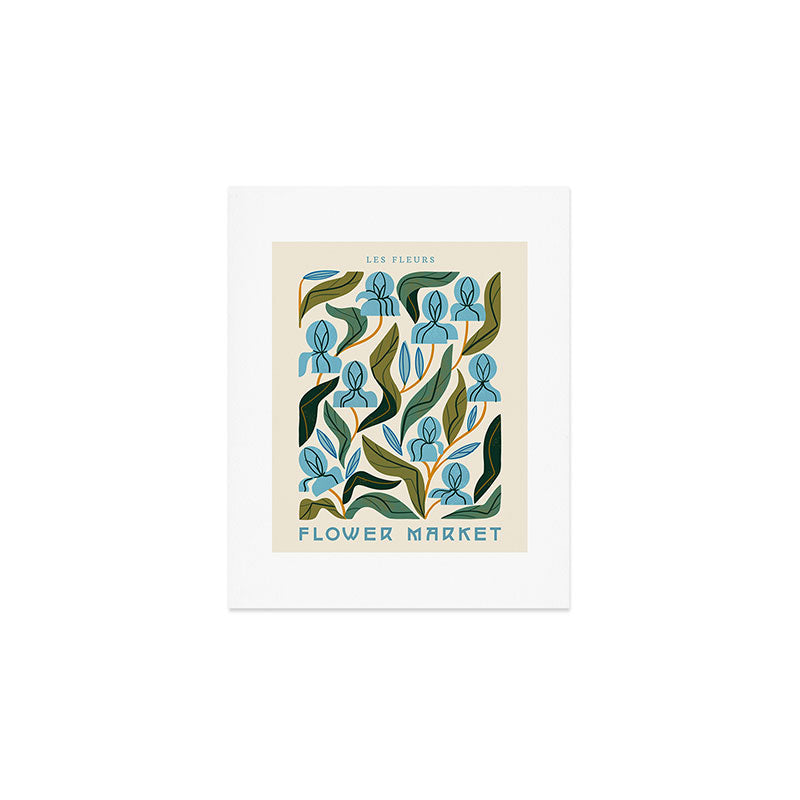 Nouveau Flower Market 2 Art Print Gallery Image 1