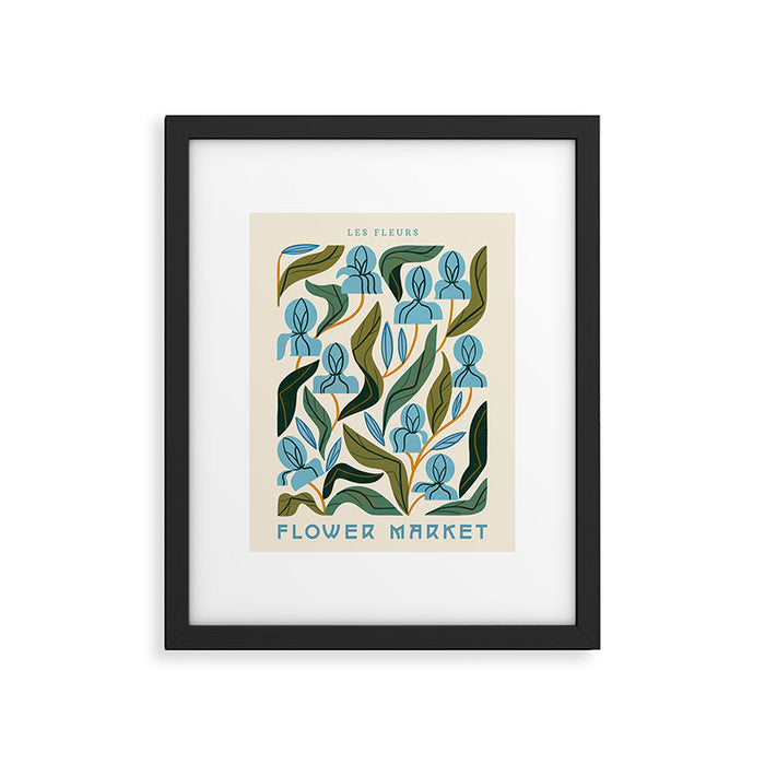 Nouveau Flower Market 2 Framed Art Print Gallery Image 1