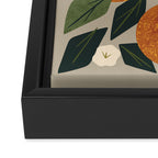 Orange Bouquet Framed Canvas Print Gallery Image 3