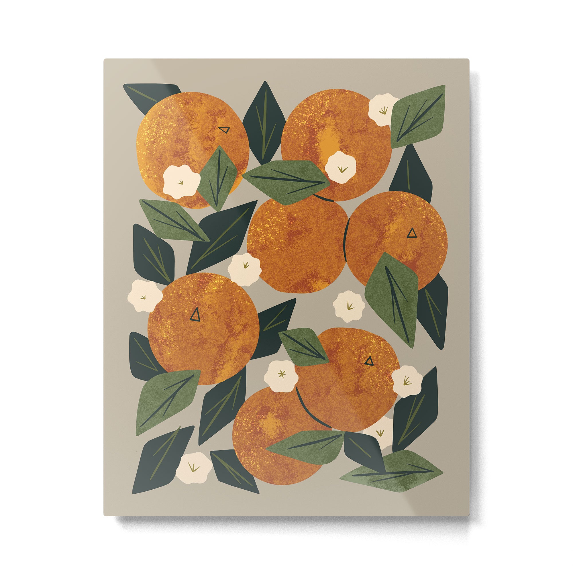 Orange Bouquet Metal Print Gallery Image 4