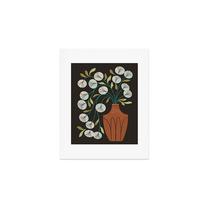Overflowing Terra Cotta Vase Art Print Gallery Image 1