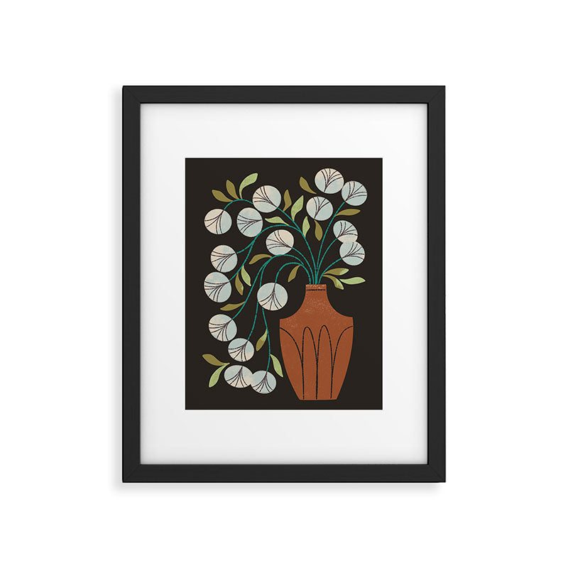 Overflowing Terra Cotta Vase Framed Art Print Gallery Image 4