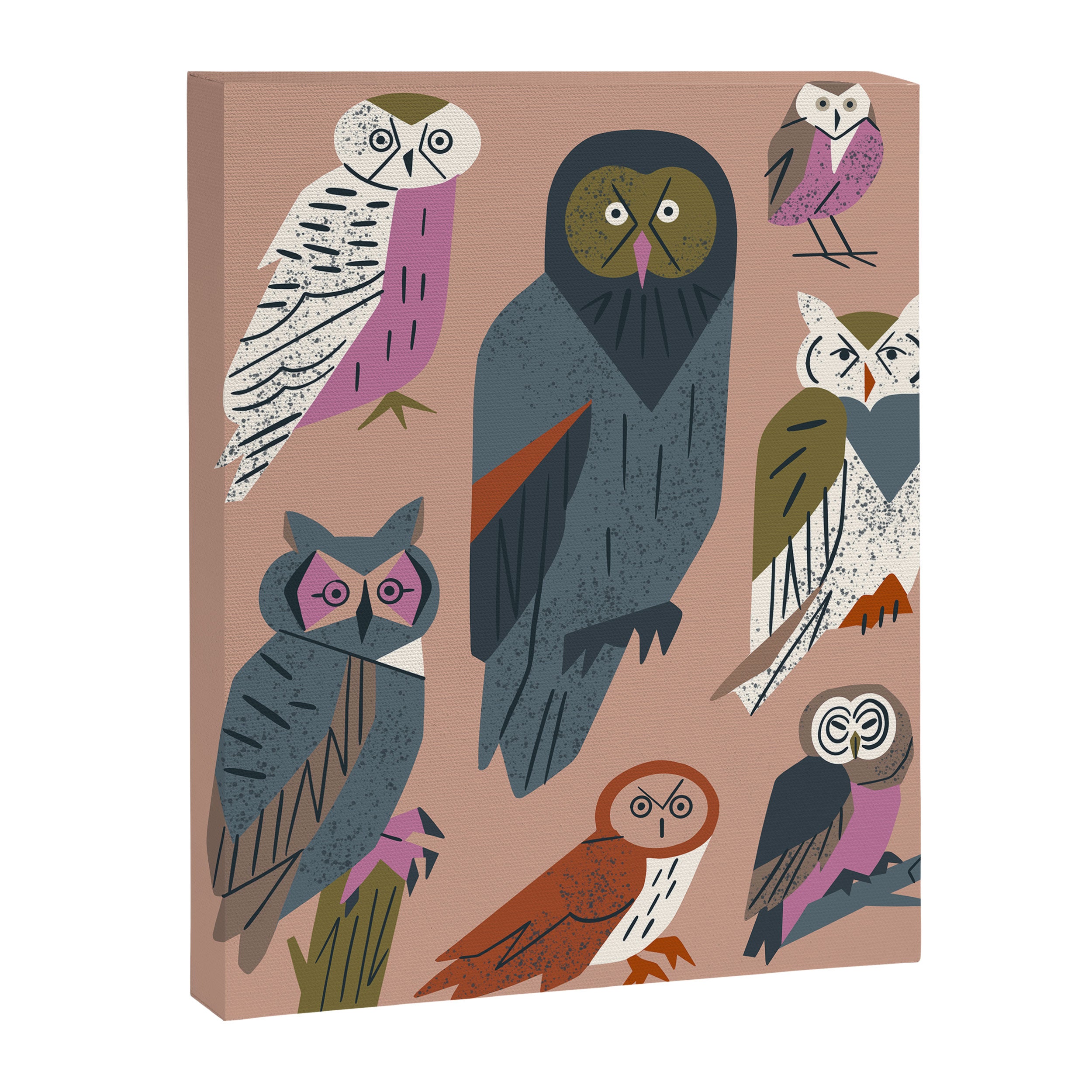 Owl Friends Canvas Print Gallery Image 6