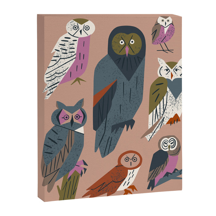 Owl Friends Canvas Print Gallery Image 1