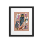 Owl Friends Framed Art Print Gallery Image 5