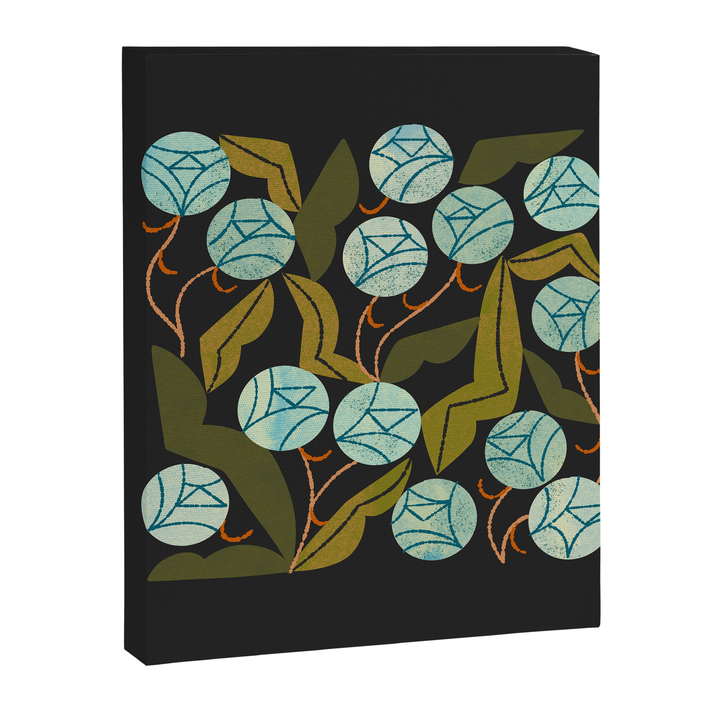 Pale Blue Roses Canvas Print Gallery Image 8