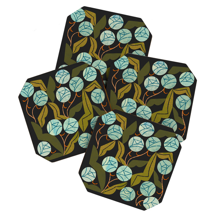 Pale Blue Roses Coaster Gallery Image 1