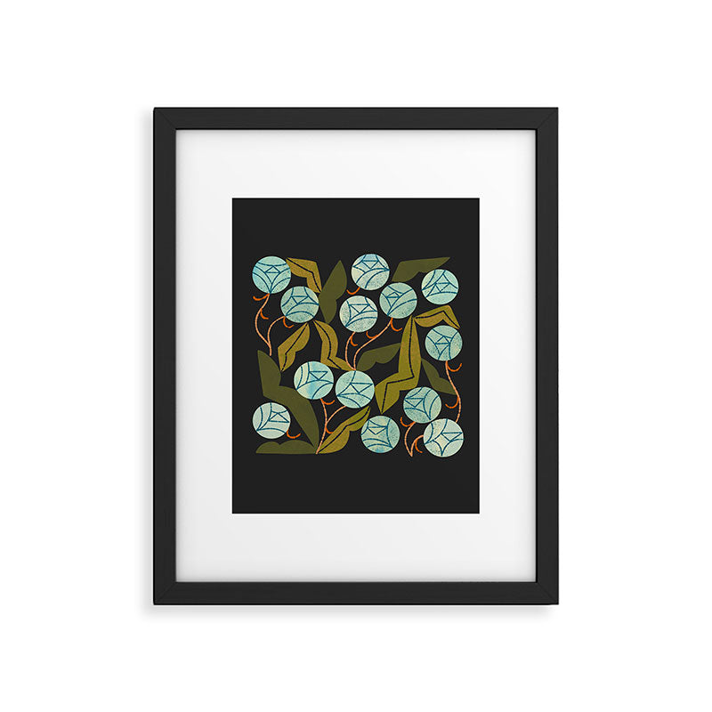 Pale Blue Roses Framed Art Print Gallery Image 6
