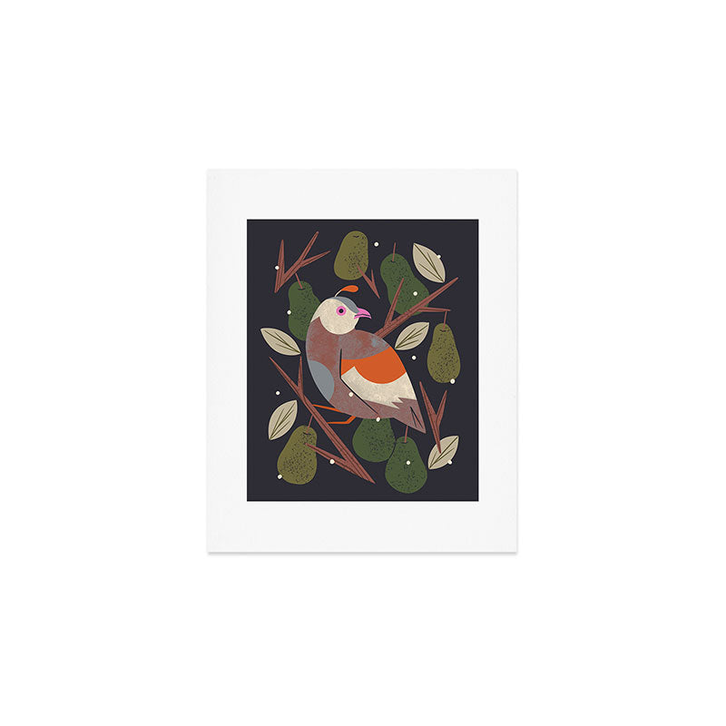 Partridge in a Pear Tree Art Print Gallery Image 1