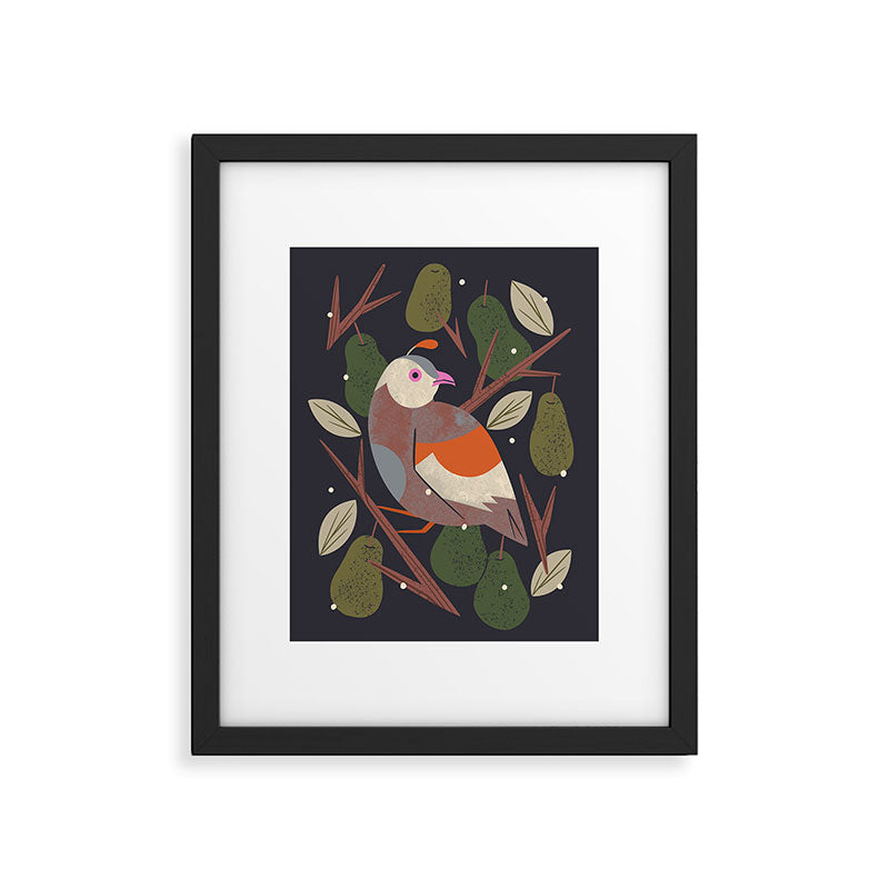 Partridge in a Pear Tree Framed Art Print Gallery Image 4