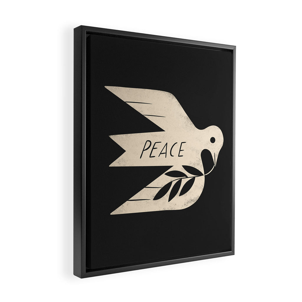 Peace Dove Framed Canvas Print Gallery Image 2