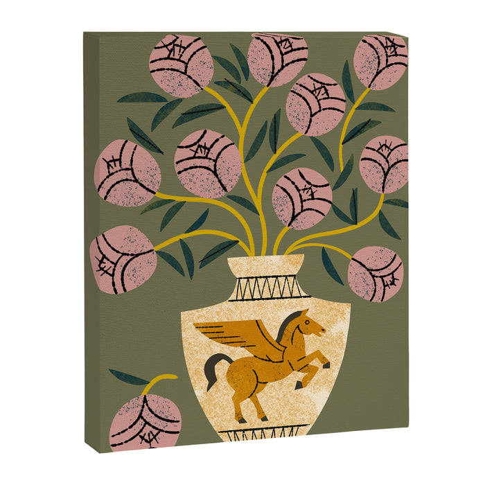 Pegasus Vase Bouquet Canvas Print Gallery Image 1