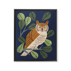 Perching Owl Framed Canvas Print Gallery Image 6
