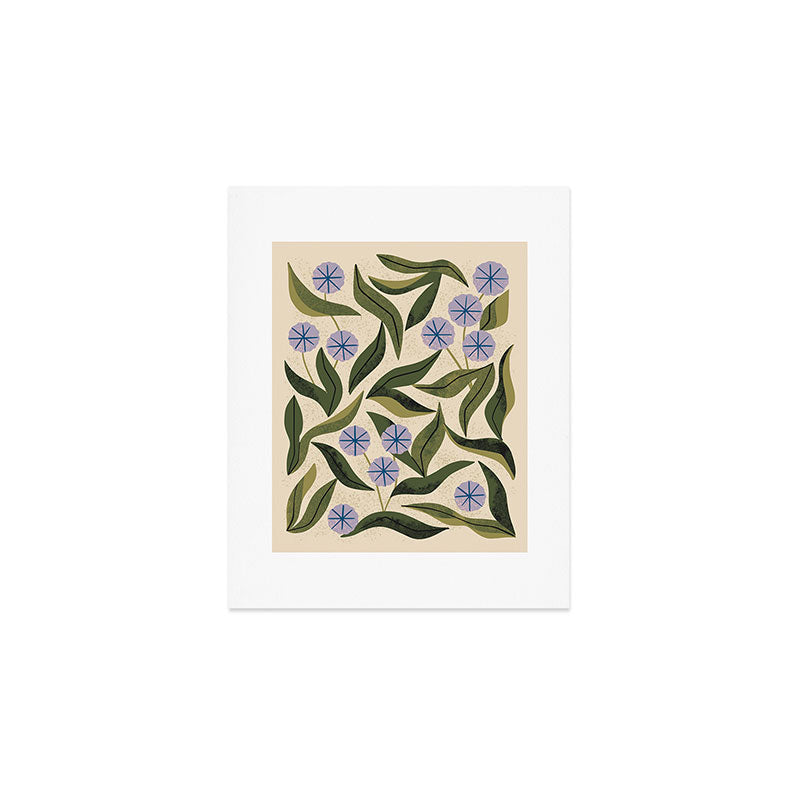 Periwinkle Plant Art Print Gallery Image 1