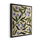 Periwinkle Plant Framed Canvas Print Gallery Image 2