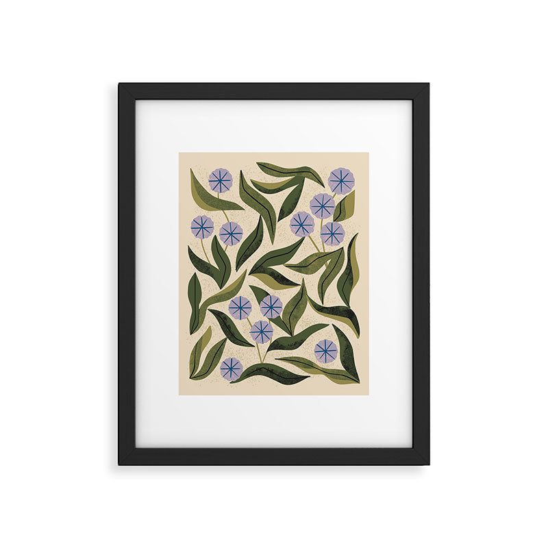 Periwinkle Plant Framed Art Print Gallery Image 4