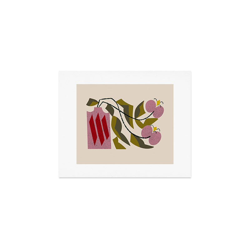 Pink Orchid Art Print Gallery Image 1