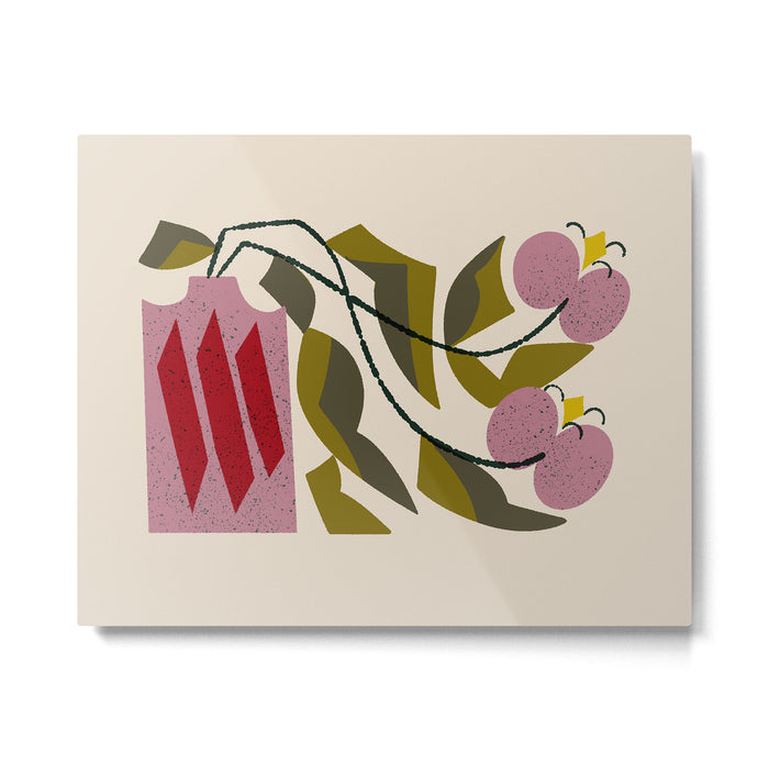 Pink Orchid Metal Print Gallery Image 1