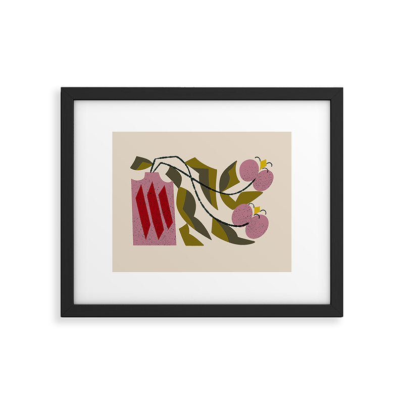 Pink Orchid Framed Art Print Gallery Image 4