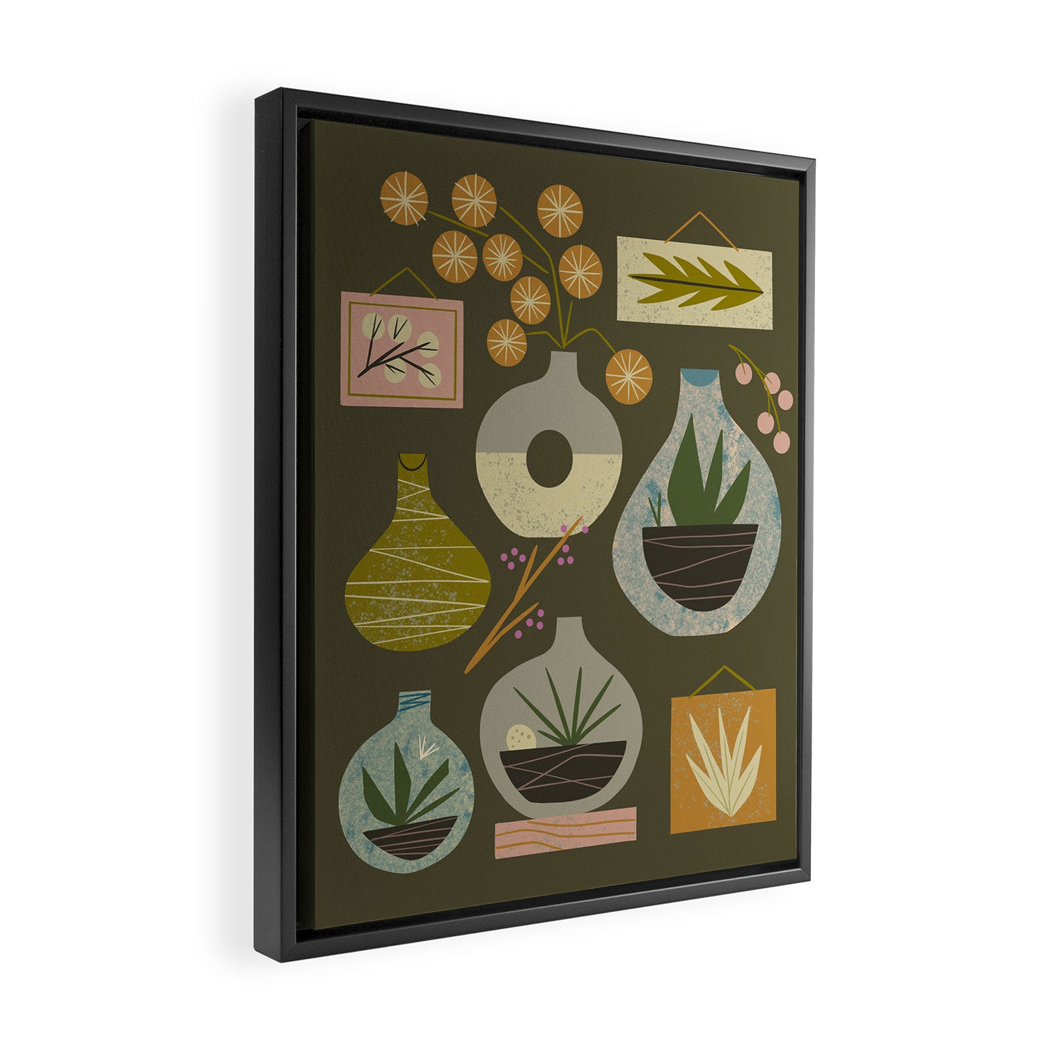 Plant Exhibit Framed Canvas Print Gallery Image 2