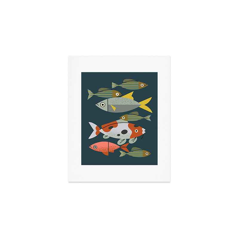 Pond Fishes Art Print Gallery Image 1