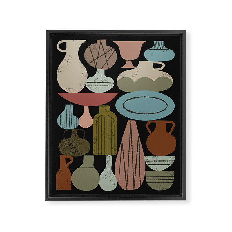 Pottery Things No. 1 Framed Canvas Print Gallery Image 6