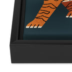 Rawr, Tiger! Framed Canvas Print Gallery Image 3