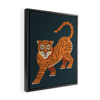Rawr, Tiger! Framed Canvas Print Gallery Image 2