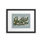 Reaching Tulips (Pale Blue) Framed Art Print Gallery Image 5