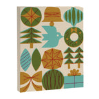 Retro Holiday Grid Canvas Print Gallery Image 6