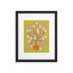 Round Flower Still Life Framed Art Print Gallery Image 5