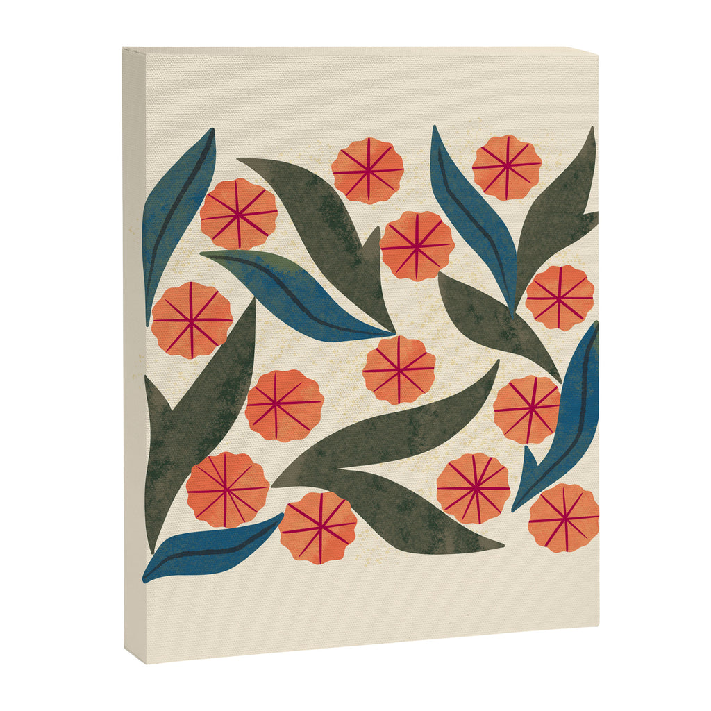 Ruby Floral Canvas Print Gallery Image 8