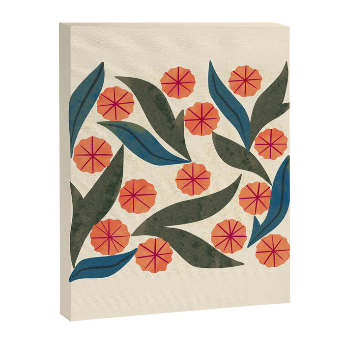 Ruby Floral Canvas Print Gallery Image 1