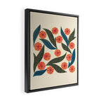 Ruby Floral Framed Canvas Print Gallery Image 2